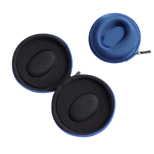Custodia da viaggio per orologi The Orbit di Tempo Celeste, colore blu navy, vista frontale.