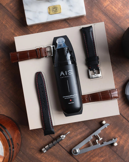 ChronoLeatherPen Tempo Celeste